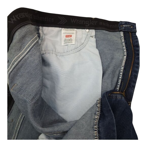 Wrangler 2 Pair Mens Authentics Denim Jeans 40X30 Relaxed Fit Stretch Waistband - Picture 11 of 13